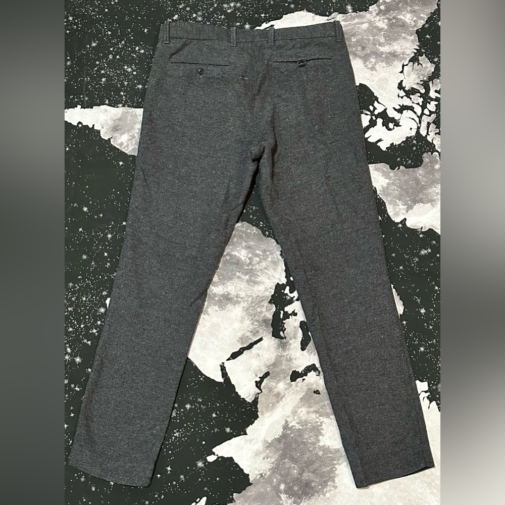Gap Slim Fit Charcoal Gray Wool Trousers - Picture 4 of 10